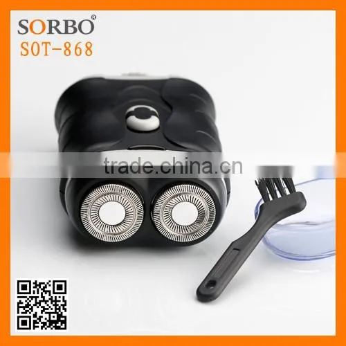 2-blades Electric Men's Shaver Travel Razor photo-3