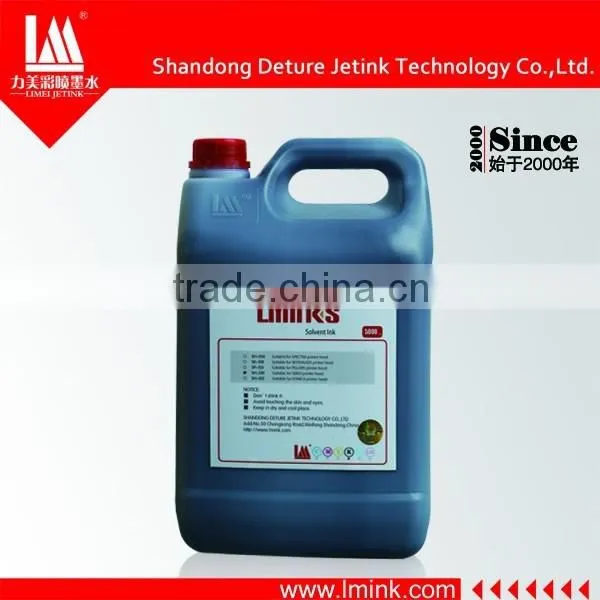 Original Limei High Quality Solvent Ink for SPT510 Solvent Ink Printhead