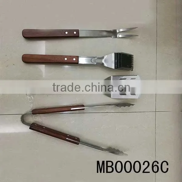 Stainless Steel Multi-functio Open Bbq Tools With Knife Fork Brush Shovel photo-6