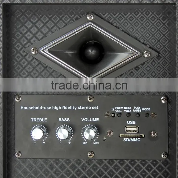New Product 2016 Wooden Stage Active Speakers With Handheld photo-3