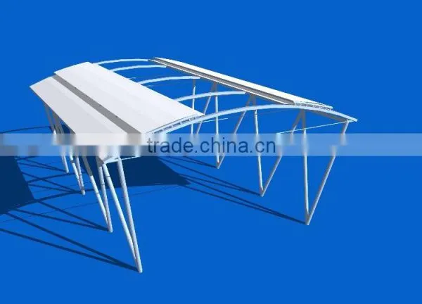 Smart Collapsible and Automatic Retractable and Open and Close Textile Architecture for Roof System photo-2