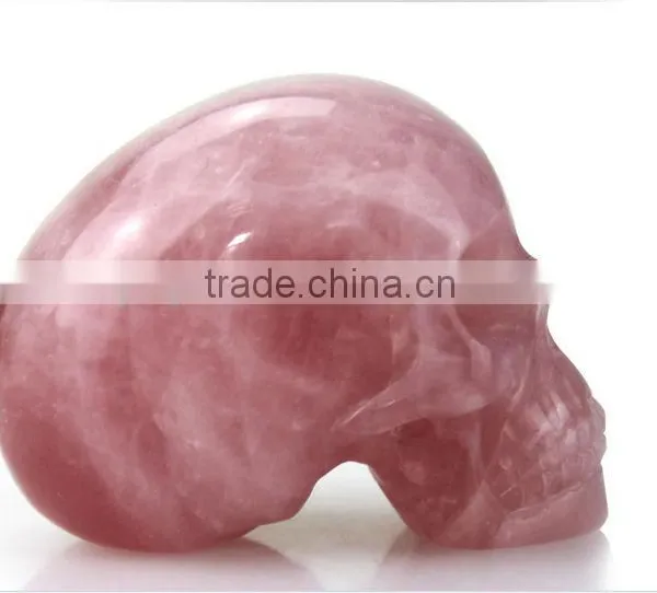 China Natural Crystal Quartz Skull,hand Carved Crystal Skull for Sale photo-2
