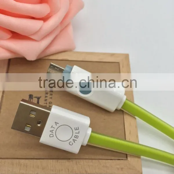 Wholesale TPE Jacket Micro Usb Charging Data Wire With LED Lighting for Samsung Iphone6s photo-4
