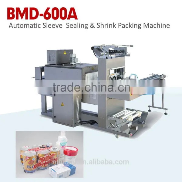 AUTOMATIC SLEEVE SEALING AND SHRINK PACKING MACHINE