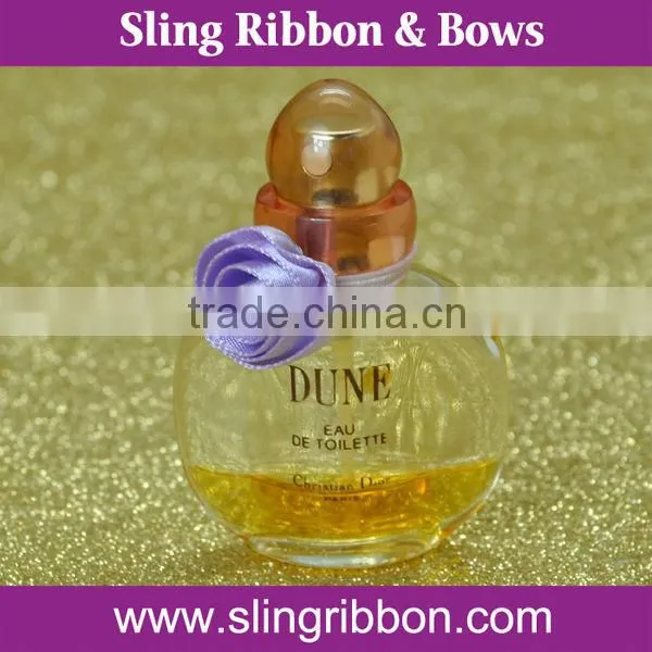 Small Ribbon Bow With Elastic Loop For Perfume Bottle photo-2