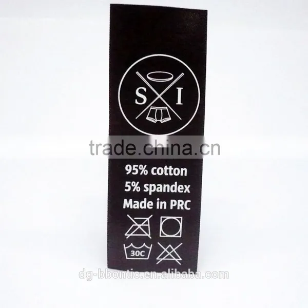 Black Care Label For Garment photo-2