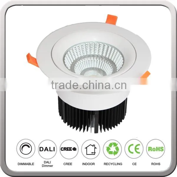Dimmable LED Cob Downlight 35 Watts With Ra90 Cob Down Lighting for Clothing Shop photo-3