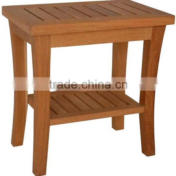Grade A Teak Wooden Comfortable SPA Stool FSC Approved