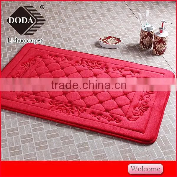 Nonslip Microfiber Bath Rug Printed Memory Foam photo-2