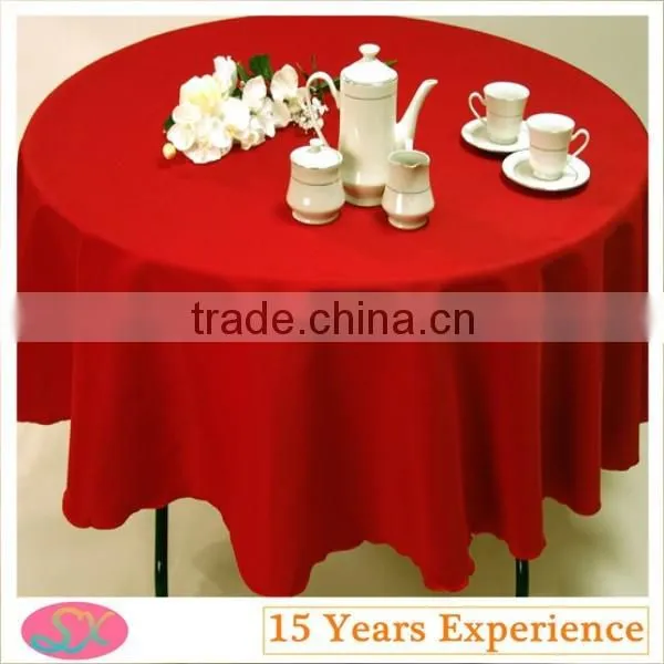 Plain Dyed Table Linen Hotel Table Cloth