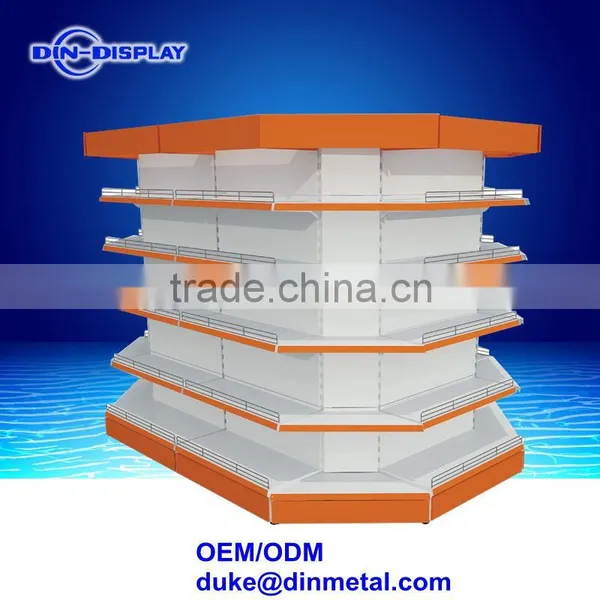 OEM/ODM Custom Supermarket Corner Shelving Corner Wall Shelf photo-3