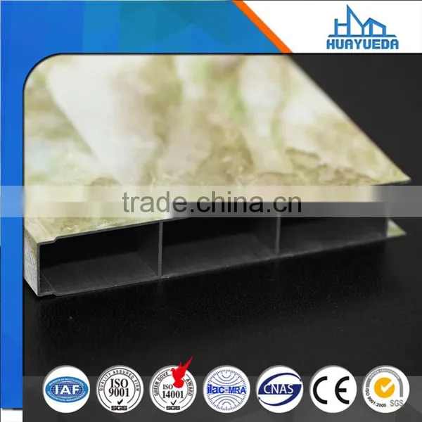 Wood Grain Decoration Aluminum Section With Widely Usage photo-2