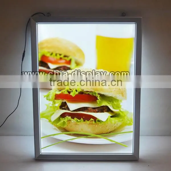 LED photo frame picture frame led lightbox aluminum led slim light box