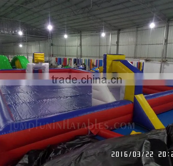Trade Assurance Soap Inflatable Football Field Outdoor,Inflatable Water Soccer Pitch/Soap Basketball Field Sale photo-3