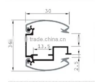 Foshan Factory Light Box Aluminium Extrusion Plant photo-4
