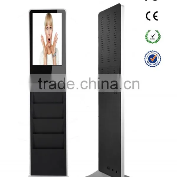22" standing Interactive displays touch screen kiosk blue