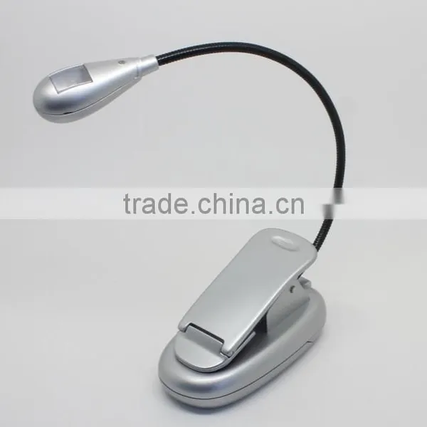 Gooseneck Novelty Clip USB LED Table Lamp With 1 LED Bulb 2-Level Brightness Travel Light Task Lighting photo-4