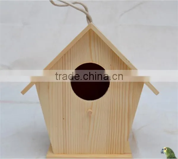 Small Wood Crafts Bird House,wooden Ornaments,wooden Bird Craft photo-3