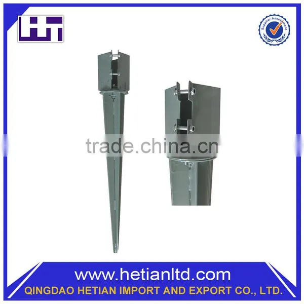 Steel Fence Post Holder 750 mm Spike Support Rust Resistant 75 mm Metal Post photo-6