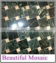 Crystal Color Glass Mosaic,marble Mosaic,golden Select Glass and Stone Mosaic Wall Tiles photo-2