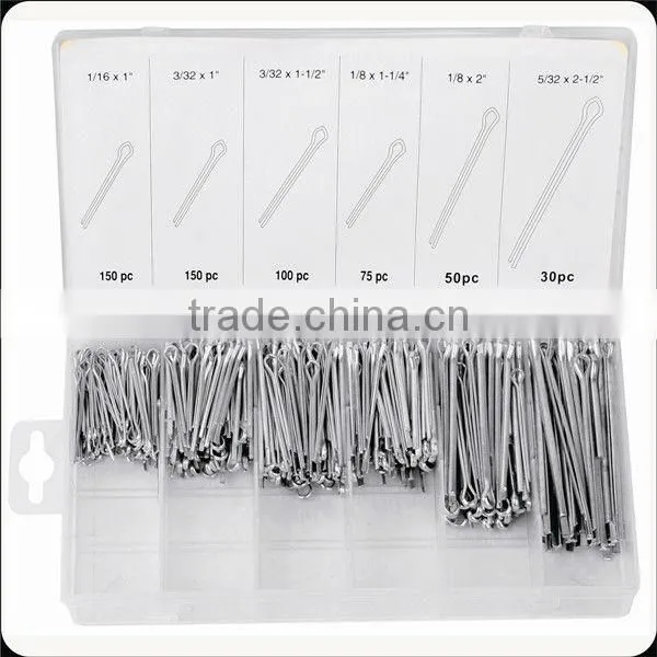 High quality BV Certification Hardware TC 555pc cotter pin Kit