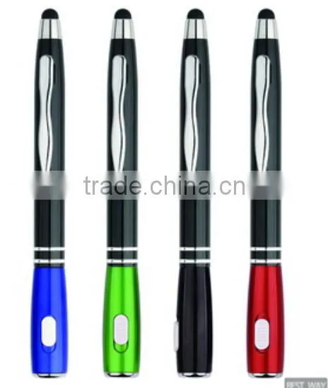Logo Customized Promotion Touch Screen Ball Pen iphone Android phone screen pen