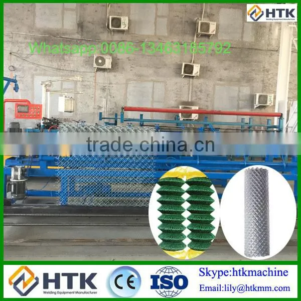 HTK Factory Automatic Single Wire Chain Link Fence Machine Easy Operated photo-3