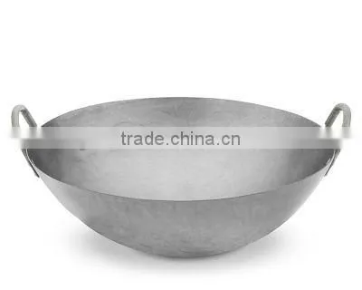 Chinese JIAHE Supplier Black Color Cast Iron Frying Wok photo-3