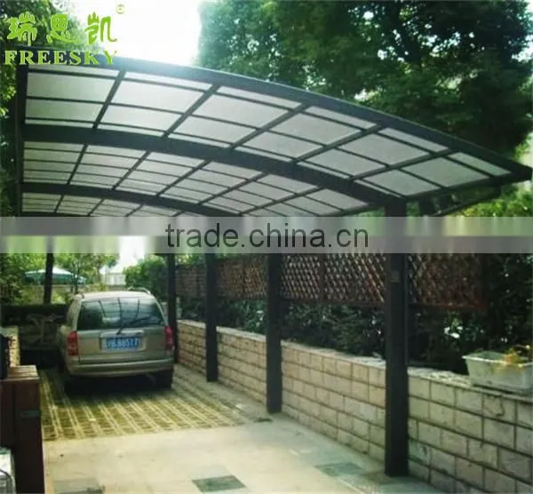 Modern Outdoor Sunshade Aluminum Cantilever Car Shelter photo-3