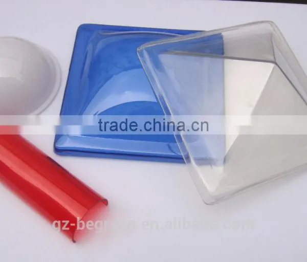 Polycarbonate PC Plastic Round&Pyramid Harga Atap Gazebo Skylight for Indoor Cover photo-3