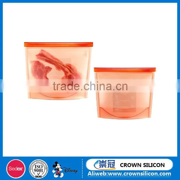 Silicone Fresh-Keeping Bag,Silicone Food Container,Silicone Food Freezer Bags photo-2