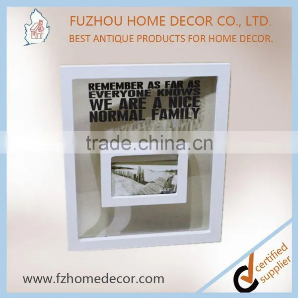 Durable Eco-friendly Wooden Printing Photo Frame With Glass Decor for Family photo-3