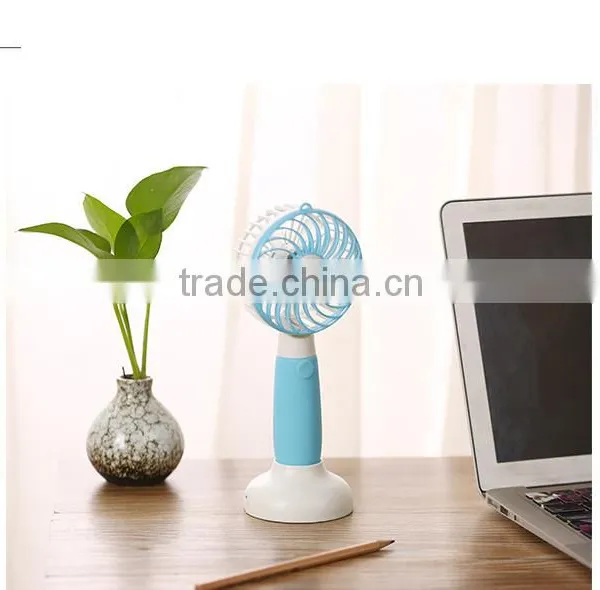 Adjustable USB Charge Handheld Air Fan, Mini Desktop Water Drop Fan For Student photo-4