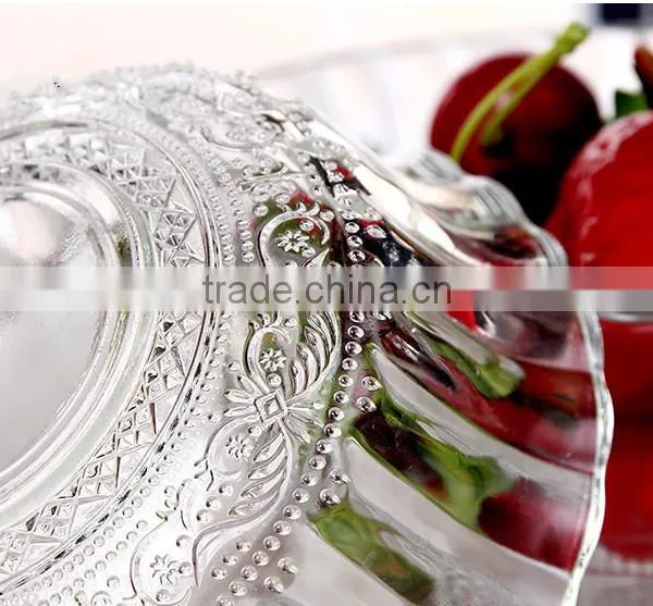 9inch,7inch, 5inch and 4inch Clear Glass Fruit or Salad Bowl photo-5