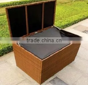 Factory Sale Custom Make HDPE Rattan Wicker Cushion Storage Box