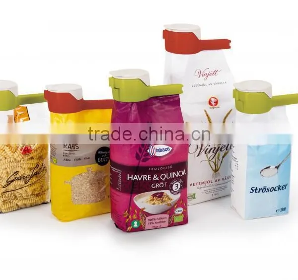 New Food Grade Plastic Bag Sealer Clip,Seal and Pour Bag Clips photo-6