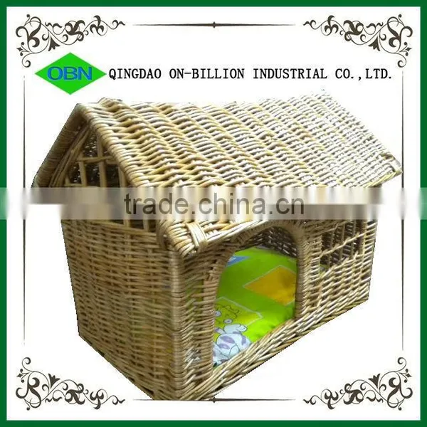 Cheap Decorative Pet House Willow Wicker Pet Bed photo-3