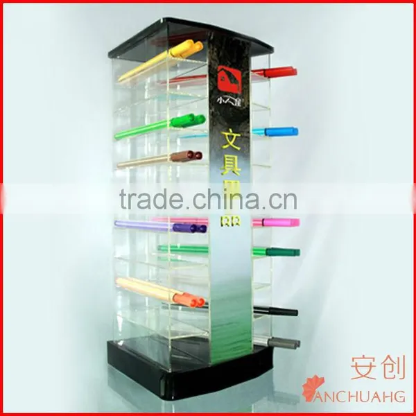 Acrylic Crescent Pen Stand Display