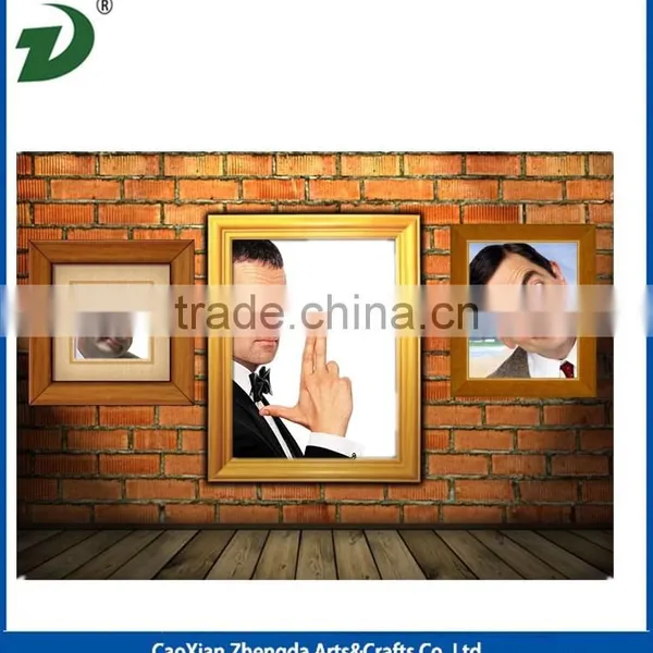 High Quality Black Pine MDF Wood Wooden Frame photo-6