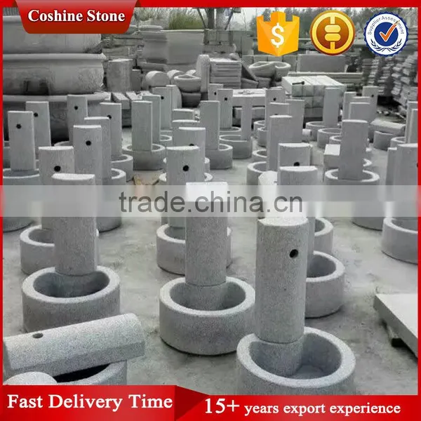 Grey Granite Classical Stone Floor Stand Water Fountains photo-2