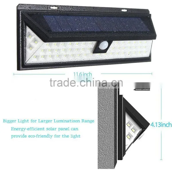 High Lumen Outdoor Ip65 54LED Solar Powered Garden Led Street Lighting photo-2