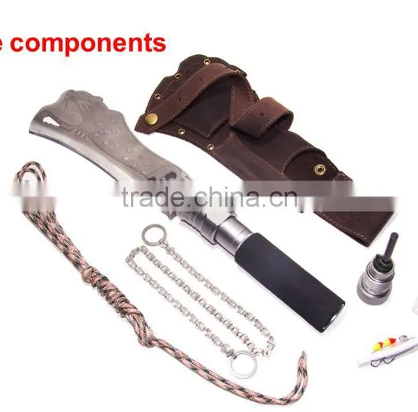 Tactical Machete Coconut Knife With Leopart Shape