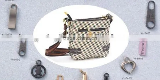Fashion Design of Zipper Slider,metal Slider Puller for Bags