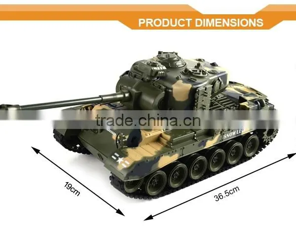 King Tiger RC Tank With Shooting Smoke rc Tank 1:16 bb Henglong RC Tank photo-4