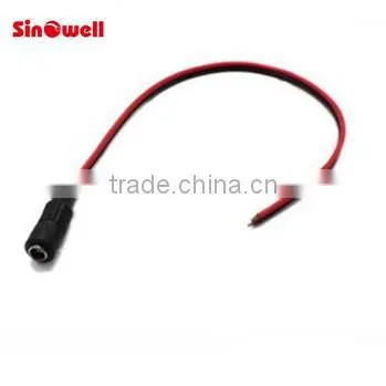 Flat Type 22AWG dc Cable Plug for CCTV 30cm 5.5*2.1mm photo-4