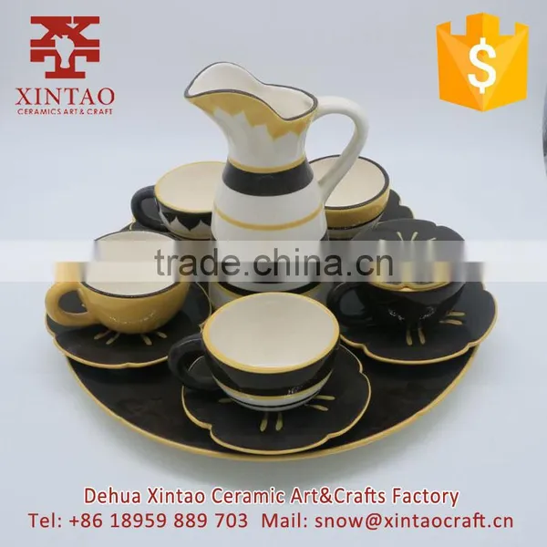 Glazed Chinese Ceramic Wholesale Bone China Tea Cup and Saucer, Usa Black Coffee Cup photo-6