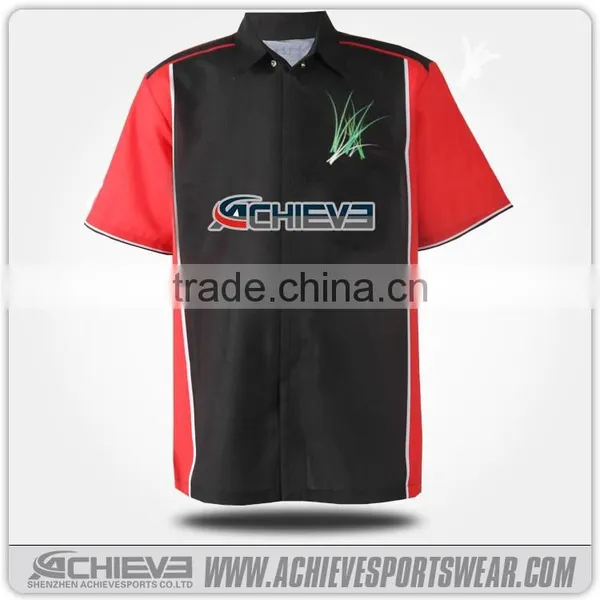 Promotional Raglan Long Sleeve Custom 100% Polyester Sublimated Motorcycle Jersey photo-5