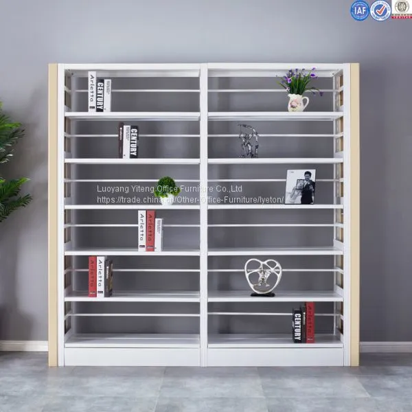 Titanium Alloy Laeral Plate Metal Double Side Library Book Storage Shelves photo-3