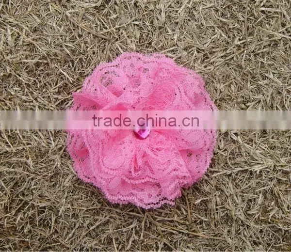 Hot Sale Plastic Crystal Flower Headband for Sale photo-3