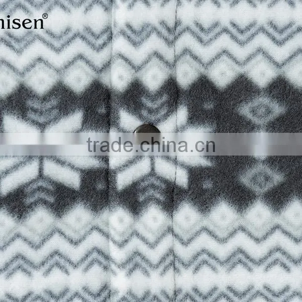 Bulk Wholesale Custom Printing Pattern Fleece Men Vest photo-5